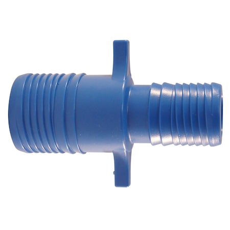 Apollo 1 in. x 1-1/4 in. Blue Twister Polypropylene Insert Coupling ABTC1114